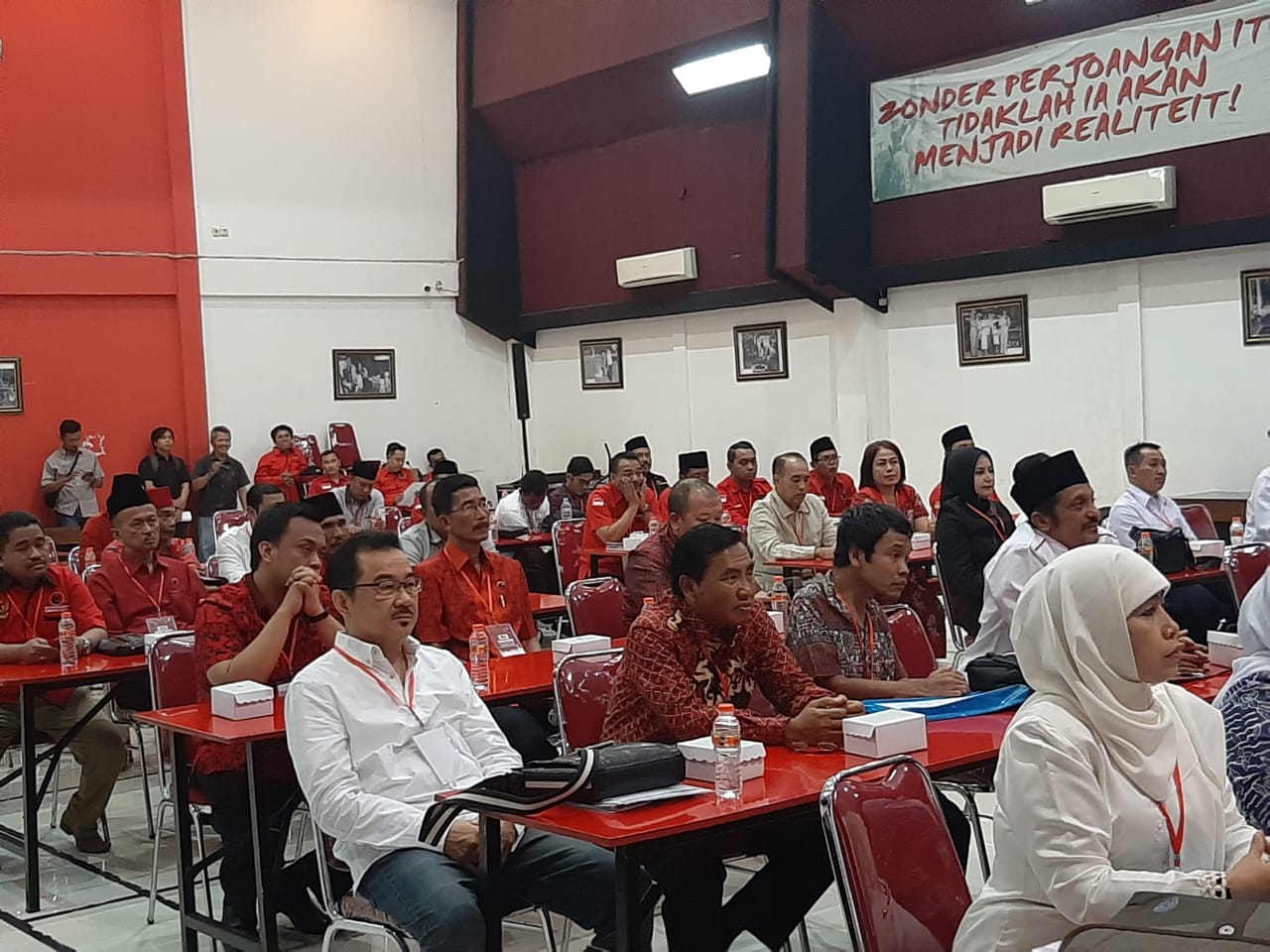 Kusbandono Hadiri Fit and Proper Test PDIP Jatim