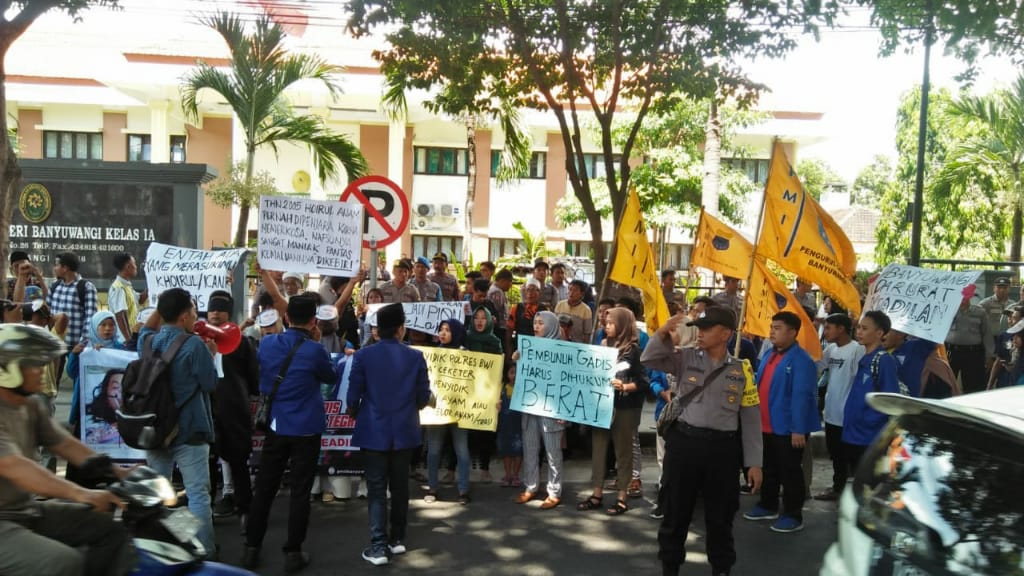 Seruan Moral PMII Banyuwangi, Menyikapi Kasus Pembunuhan Saudari Gadis Riskia