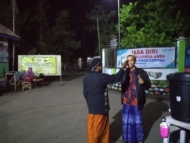 Desa Tegalmojo Lakukan Check Point di Gerbang Perbatasan