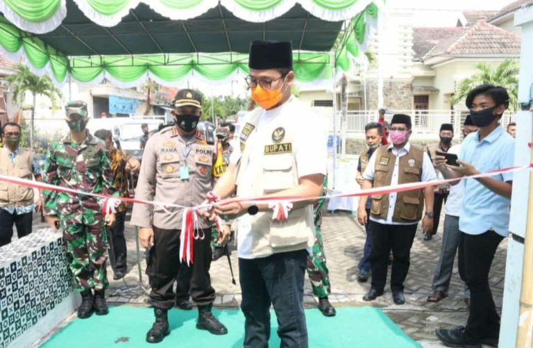 Bupati Bangkalan Madura Resmikan Kampung Tangguh Covid-19