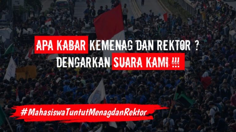 DEMA PTKIN Gugat Menag RI dan Forum Rektor PTKIN Se-Indonesia