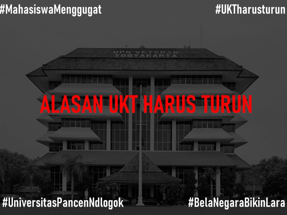 UKT Harus Turun, Tagar #UniversitasPancenNdlogok Trending Topic di Twitter