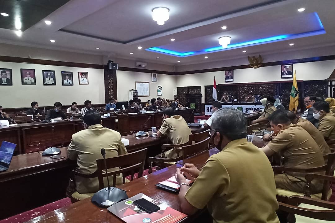 AMPS Gelar Audiensi dengan Bupati Sumenep Mengenai Realisasi Anggaran Covid-19