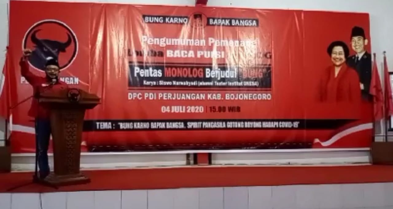 Peringatan Bulan Bung Karno, PDI Perjuangan Bojonegoro Umumkan Pemenang