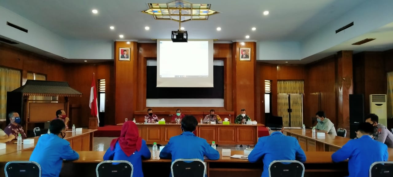 Pergerakan Mahasiswa Islam Indonesia (PMII) Cabang Pasuruan menggelar Audiensi bersama Pemkab Pasuruan, Selasa (13/10)