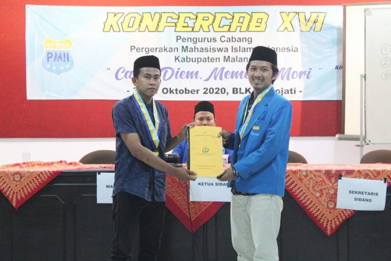 Tok! Konfercab Ke-XVI, Abuhori Terpilih Jadi Ketua PMII Kabupaten Malang