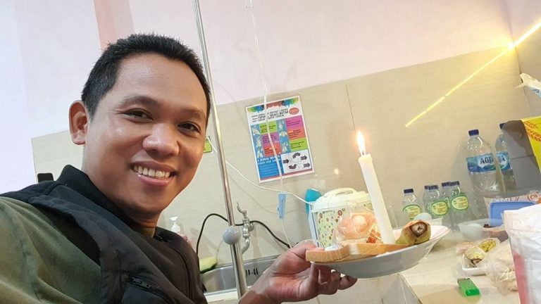 Cak Thoriq Rayakan Ultah di Ruang Isolasi Covid-19