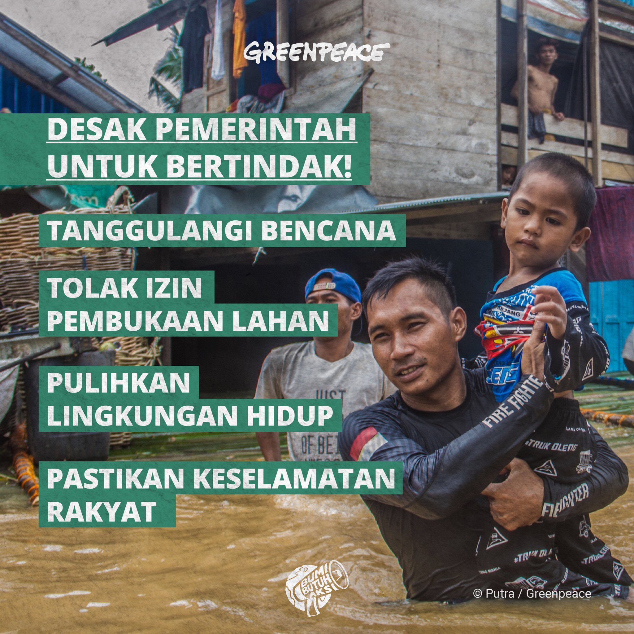Greenpeace Indonesia Desak Pemprov Kalsel Pulihkan Lingkungan