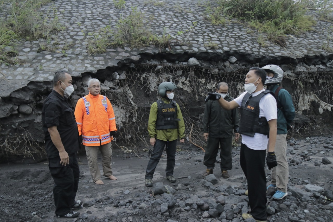 Cak Thoriq Kunjungi Guguran Awan Panas Gunung Semeru