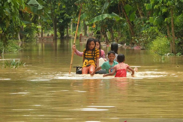 2 Desa Diterjang Banjir Susulan, 10 Warga Mengungsi