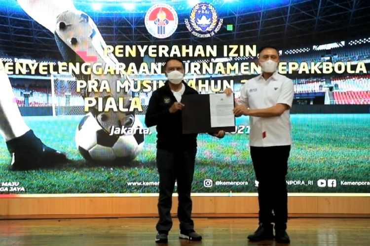 Menpora dan PSSI Dapat Izin Tertulis untuk Gelar Piala Pramusim