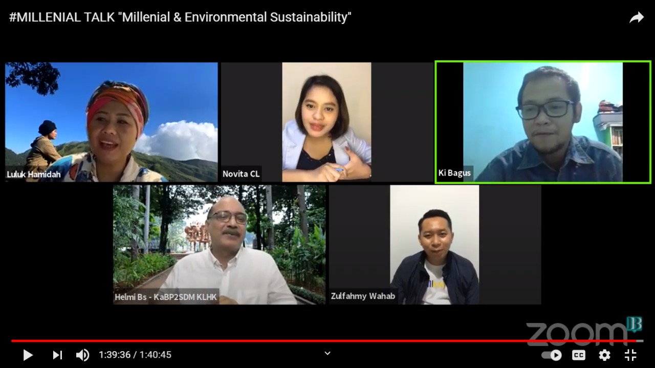 Millenial Talk: Millenial and Environmental Sustainability