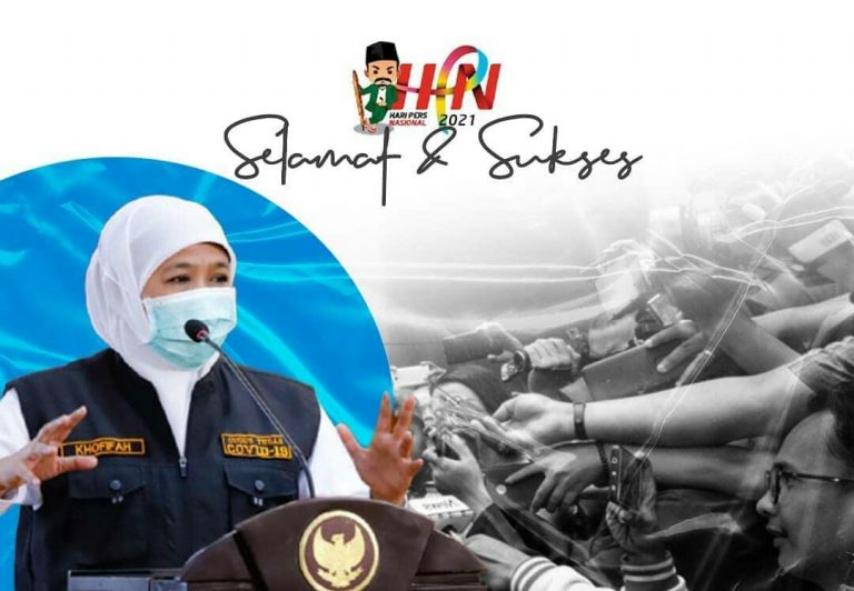 HPN 2021, Gubernur Khofifah Minta Produk Pers Sajikan Informasi yang Berimbang