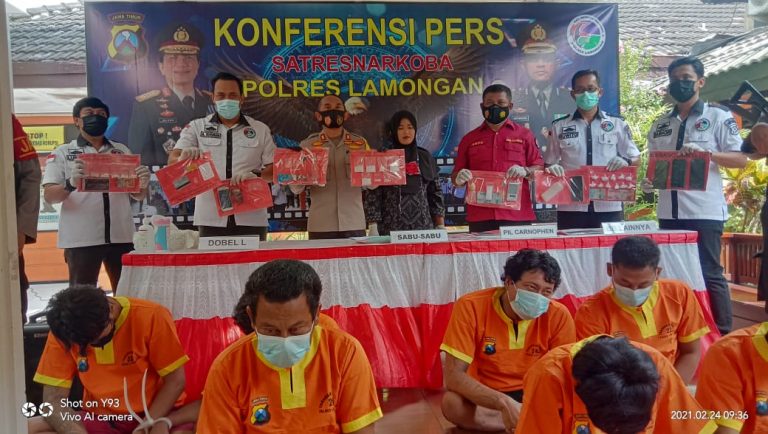 11 Warga Lamongan Kena Ringkus Jual Beli Narkotika