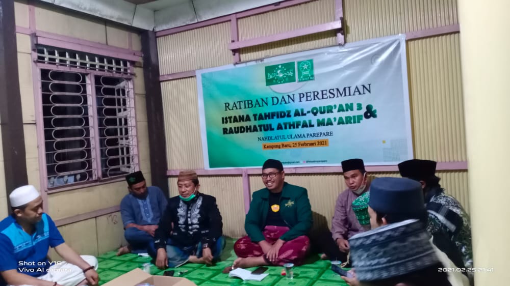 NU Parepare Resmi Buka Tahfidz Qur'an ke 03 dan RA MA'rif NU