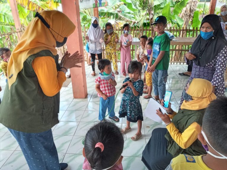 Pemkab Lumajang dengan PPT-PPA Kerjasama Beri Trauma Healing bagi Anak-anak