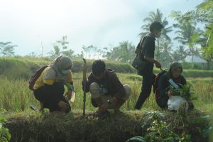 Peduli Lingkungan, Green Nusantara dan Lebah Muda Bersama Masyarakat Tanam Pohon dan Tebar Benih Ikan