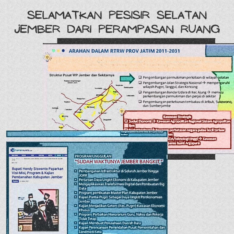 Aliansi Rakyat untuk Selamatkan Pesisir Selatan Jember