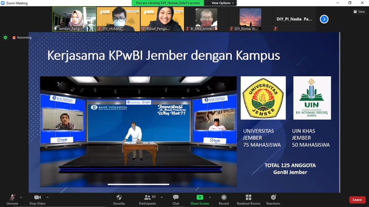 Jaring Kolaborasi, Komunitas GenBI Berbagi Cerita