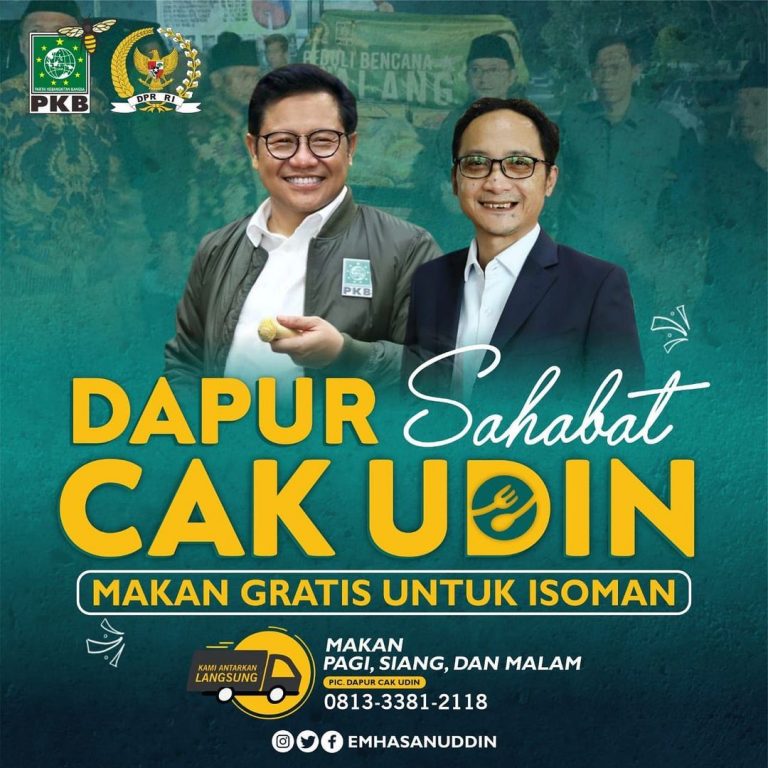 Dapur Cak Udin Sediakan Makanan Gratis untuk Pasien Isoman Malang Raya