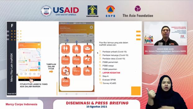 LeaN On dan BNPB Gelar Diseminasi Pembelajaran Komunikasi COVID-19 yang Setara