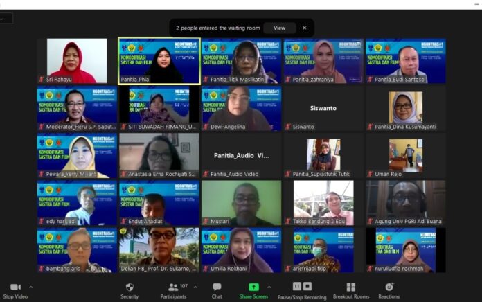 HISKI Jember Gelar Webinar Nasional Bahas Komodifikasi Sastra dan Film