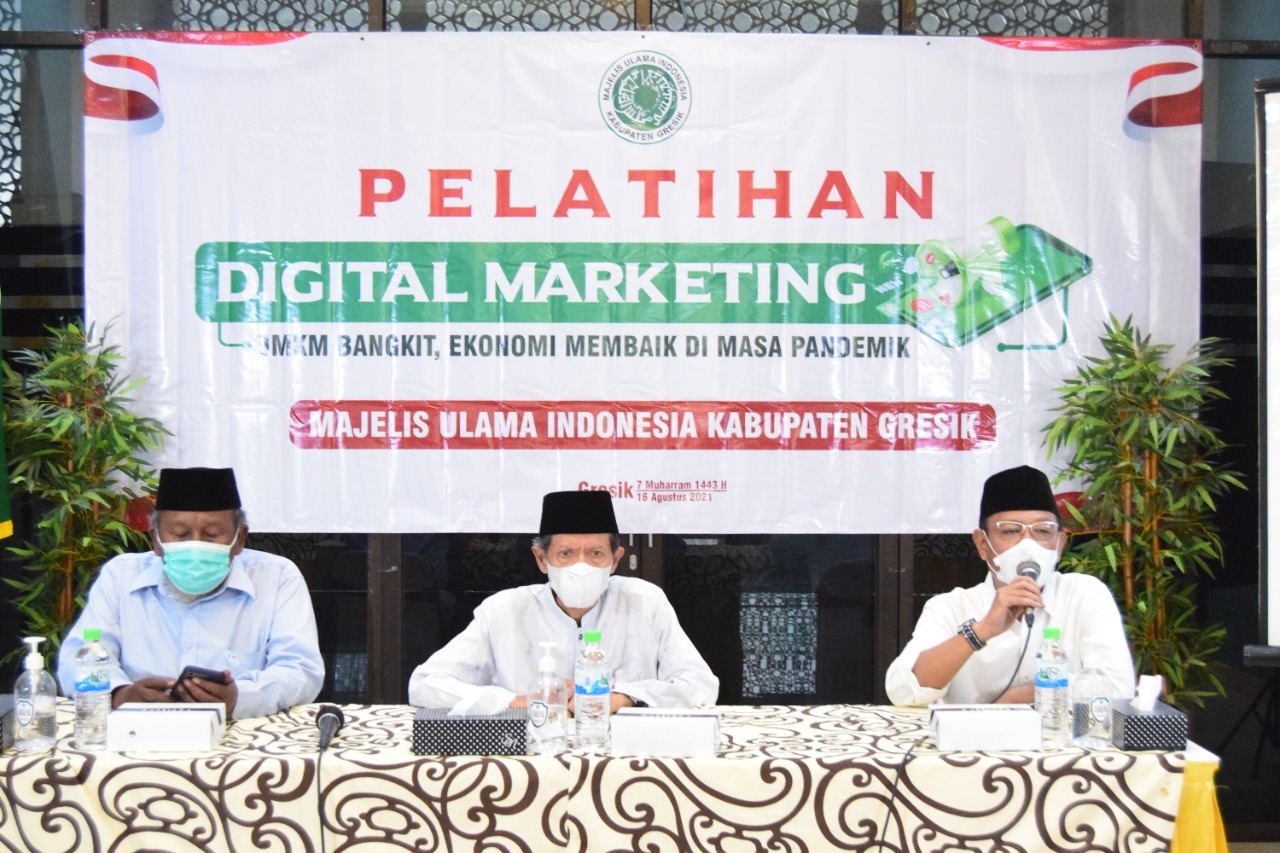 Didik Pengusaha Bermental Baja, MUI Gresik Gelar Digitalisasi Marketing