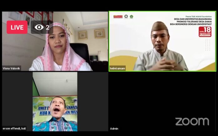 Wahid Foundation dan PUSPA UIN Sunan Ampel Surabaya Adakan Webinar Bersama tentang Desa dan Universitas