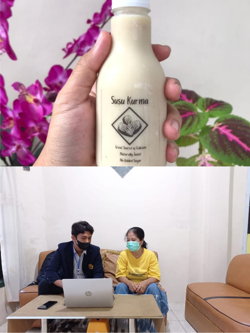Kelompok KKN 54 Back To Village UNEJ, Hasilkan Inovasi Produk Susu Kurma Sehat di Era Pandemi Covid-19