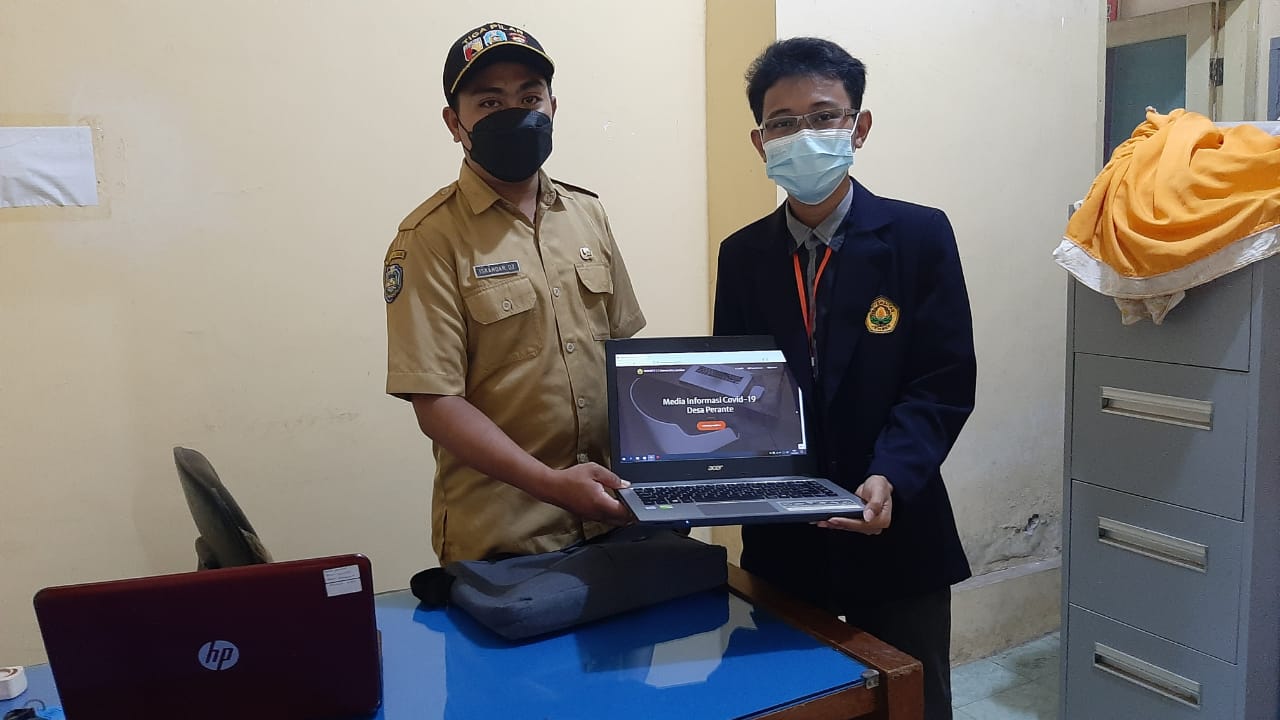 Mahasiswa KKN BTV 3 UNEJ Ciptakan Aplikasi Web untuk Mempermudah Menyebarkan Informasi Seputar Covid-19