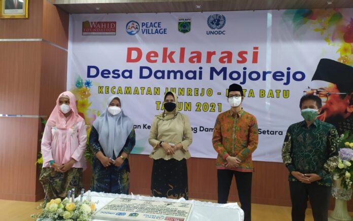 Wahid Foundation Bersama Walikota Batu Resmikan Desa Damai Mojorejo