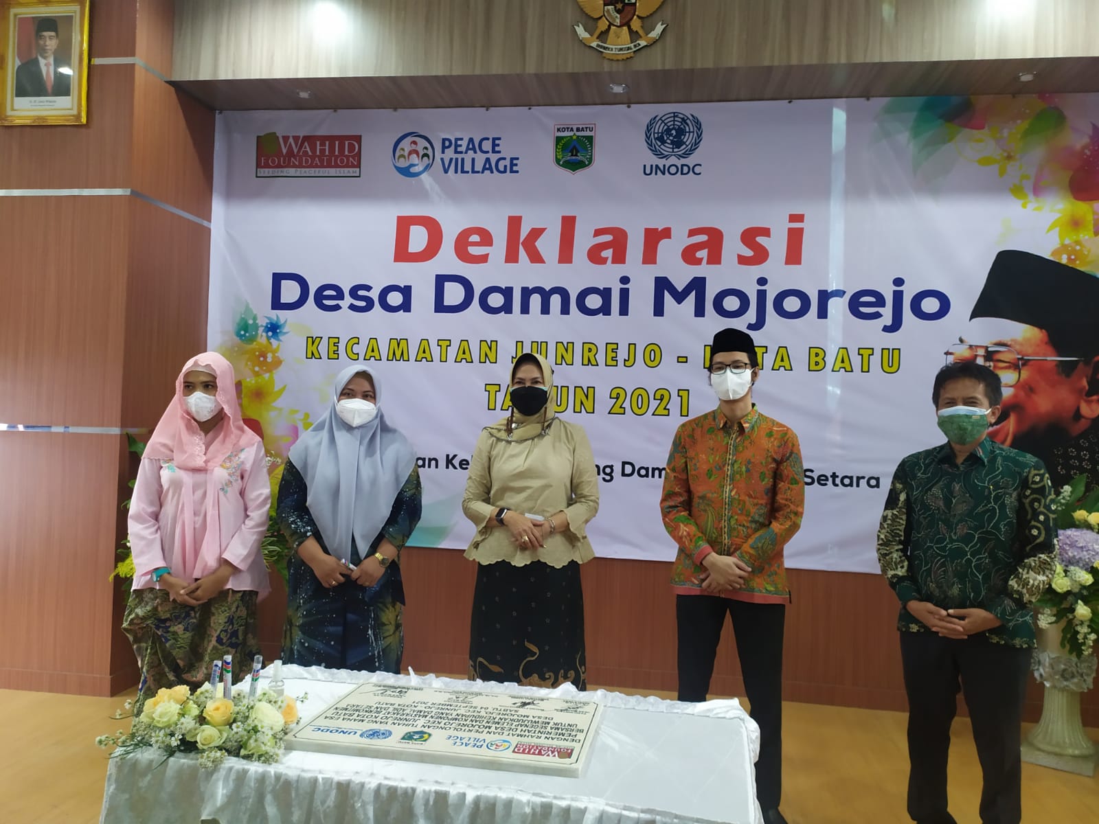 Wahid Foundation Bersama Walikota Batu Resmikan Desa Damai Mojorejo