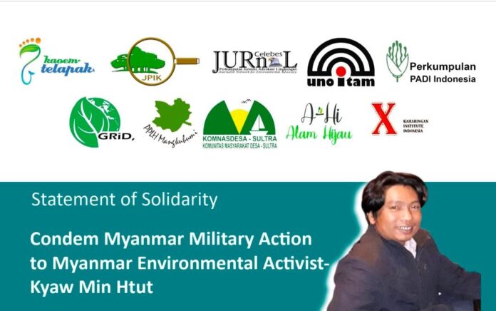Masyarakat Sipil Kutuk Penangkapan Aktivis Lingkungan oleh Junta Myanmar
