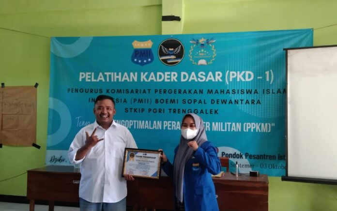 PK PMII Boemi Sopal Dewantara Trenggalek Gelar PKD Pertama