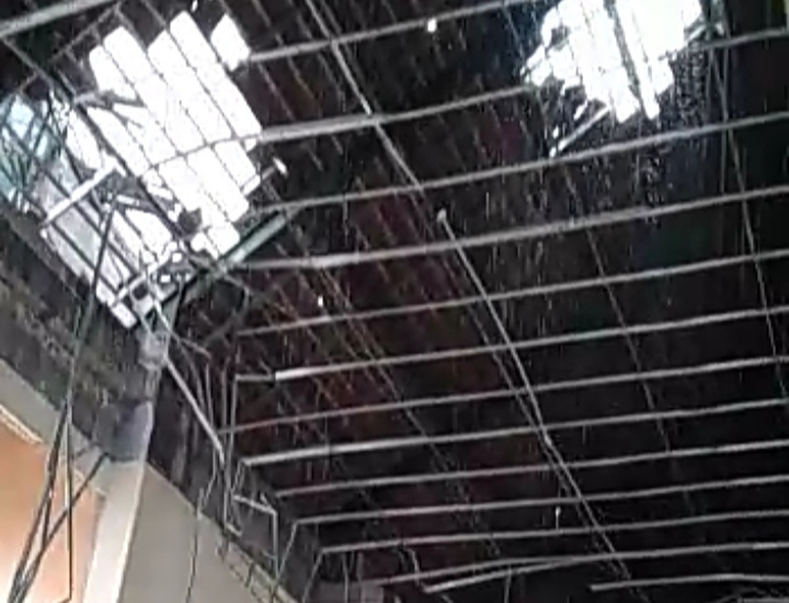 Video Runtuhnya Atap Gedung Kampus IAIN Ponorogo