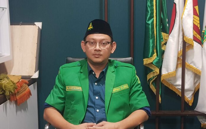 Ketua PW GP Ansor Jawa Timur Syafiq Syauqi