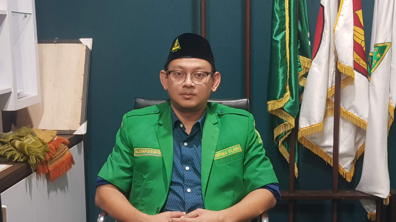 Ketua PW GP Ansor Jawa Timur Syafiq Syauqi