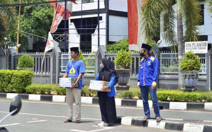 Bangun Solidaritas, PMII Tuban Galang Dana untuk Korban Semeru