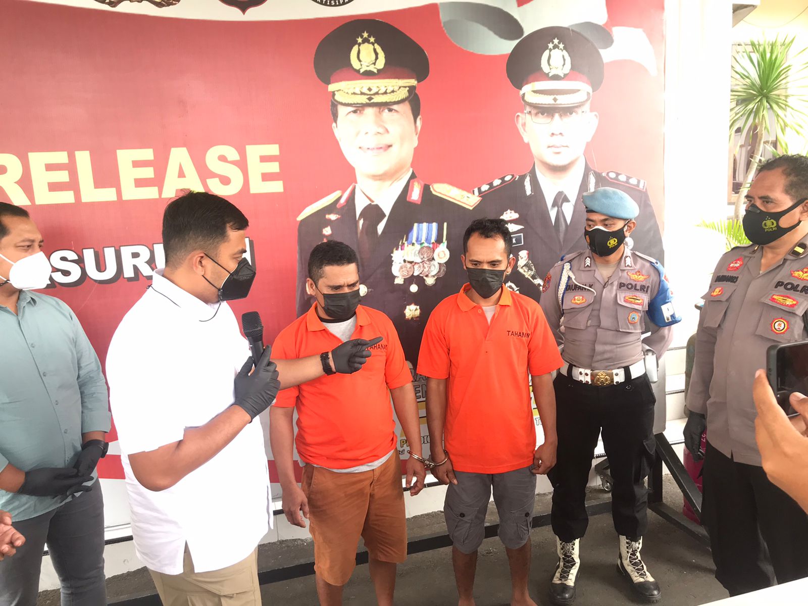 Polres Pasuruan Tangkap 2 Pelaku Pengoplos Gas Elpiji