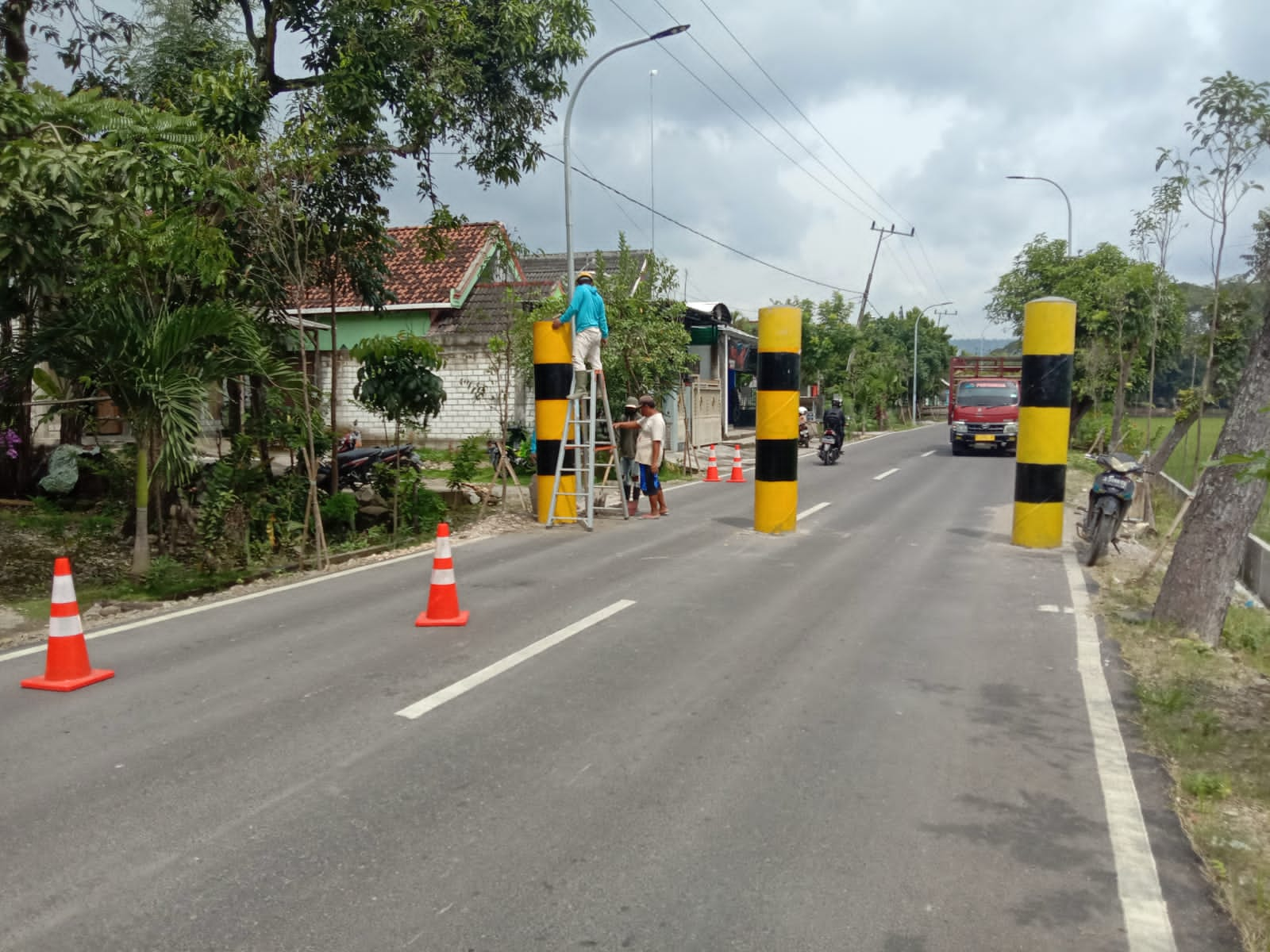 Antisipasi Muatan Melebihi Tonase, Jembatan TBT Dipasang 6 Portal