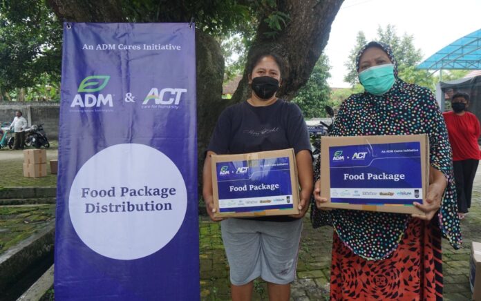 Sambut Ramadhan, ACT Kediri dan ADM Salurkan Bantuan Pangan