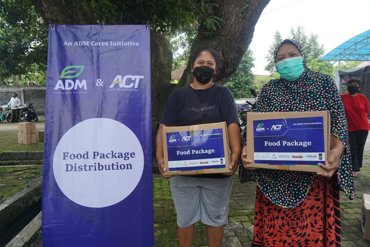 Sambut Ramadhan, ACT Kediri dan ADM Salurkan Bantuan Pangan