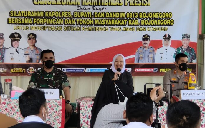 Kapolres Bojonegoro dan Dandim 0813 Gelar Cangkrukan: Serap Aspirasi Masyarakat Bojonegoro