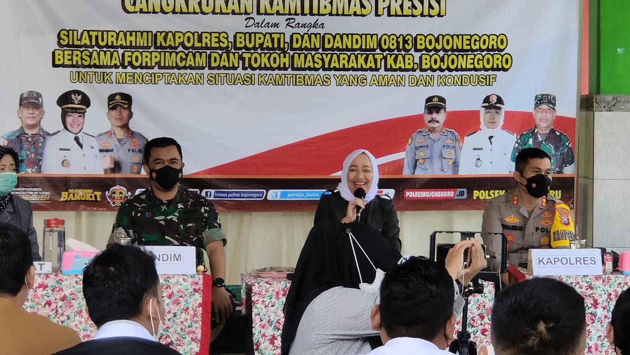 Kapolres Bojonegoro dan Dandim 0813 Gelar Cangkrukan: Serap Aspirasi Masyarakat Bojonegoro