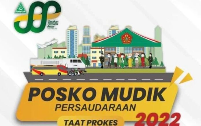 Ini Titik Posko Mudik yang Dibangun Banser