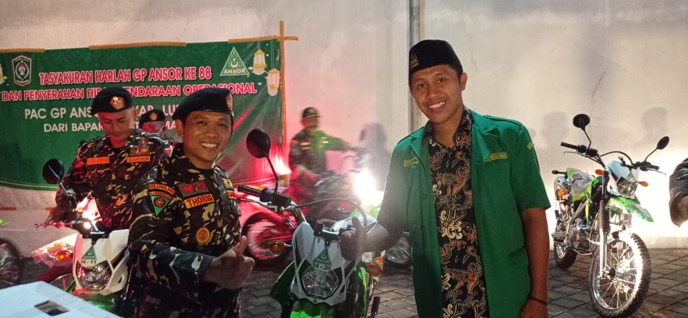 Harlah GP Ansor, Bupati Lumajang Serahkan 21 Motor Trail