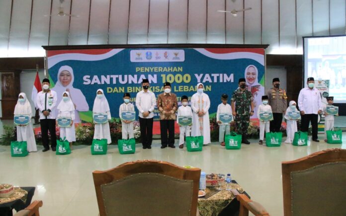 Baznas Jatim Gelar Santunan Anak Yatim di Bojonegoro