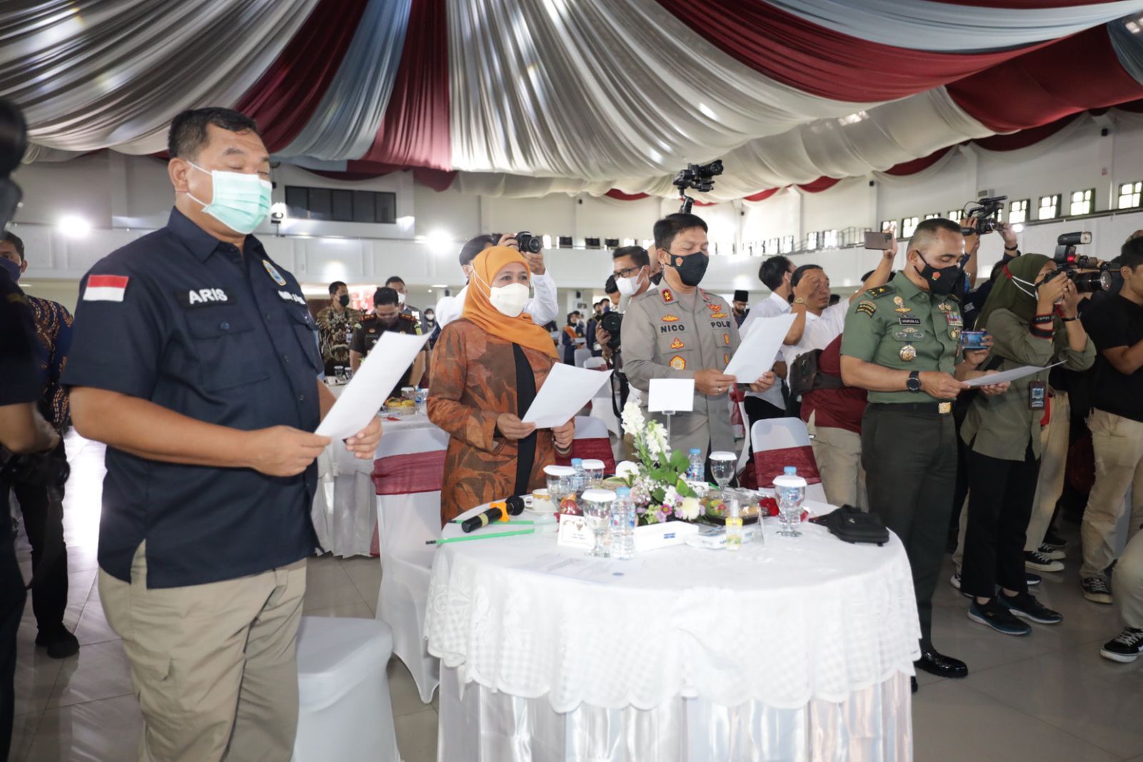 Forkopimda Jatim Bersama Elemen Masyarakat Madura Sepakat Brantas Narkoba