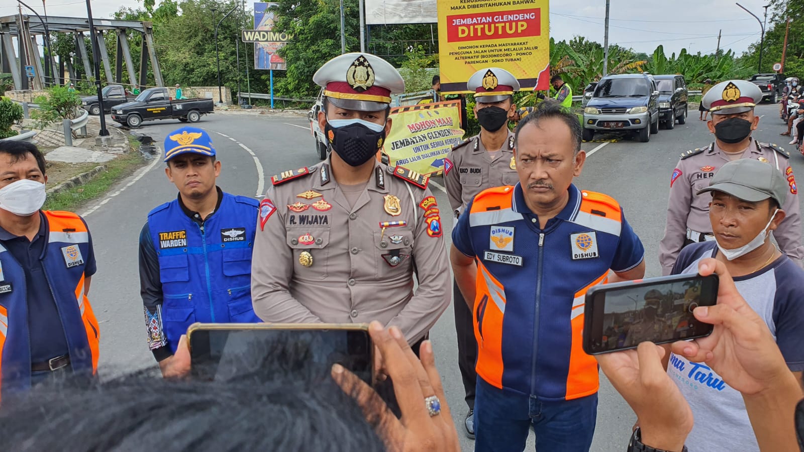 Polres Bojonegoro Siapkan Jalur Alternatif Selama Jembatan Glendeng Ditutup