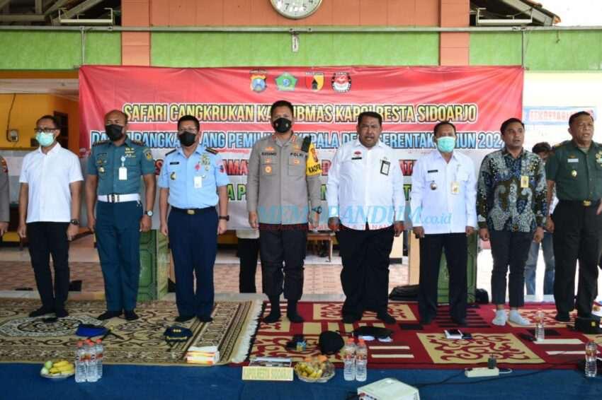 Bergandengan Tangan Amankan Pilkades Sidoarjo